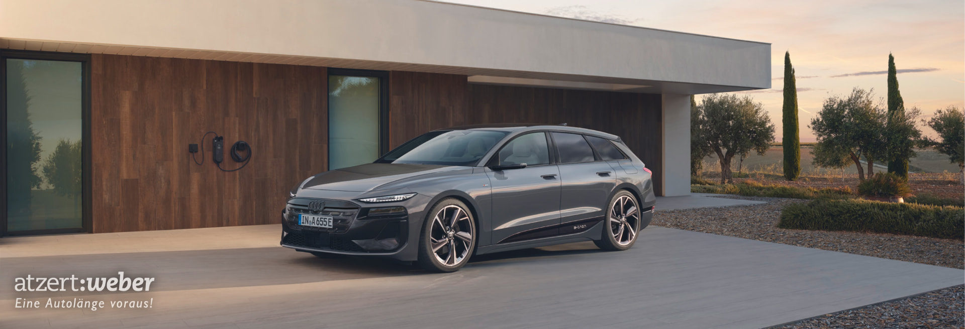 Audi A6 Avant e-tron in Magnetgrau
